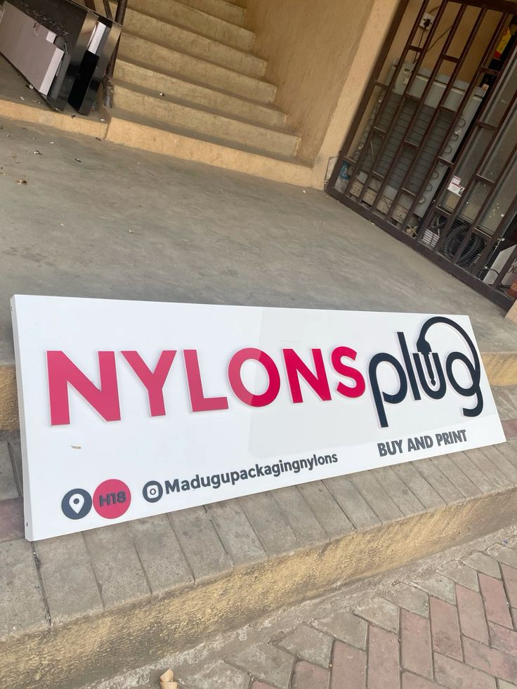 Acrylic signage sample 1