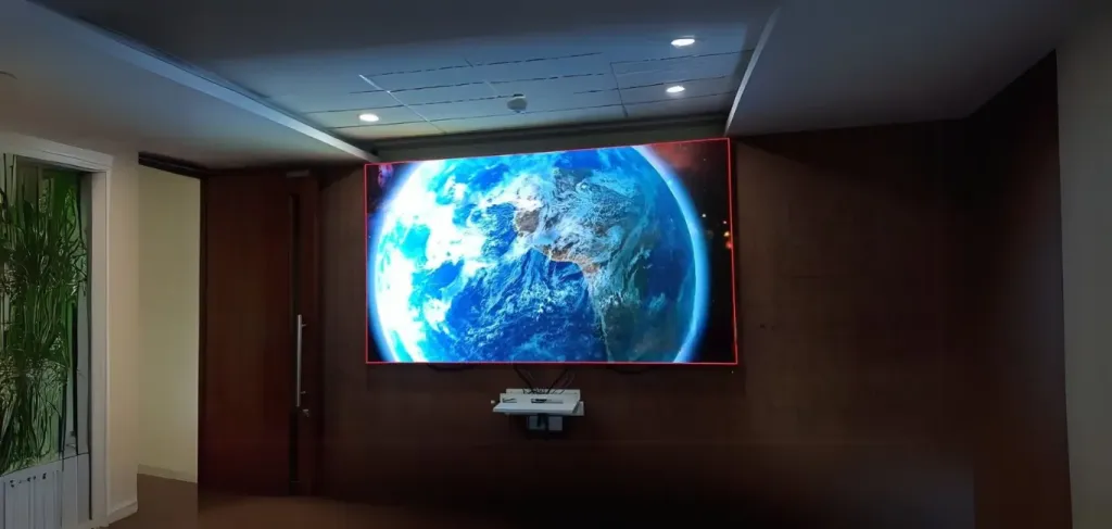 Indoor LED video wall display