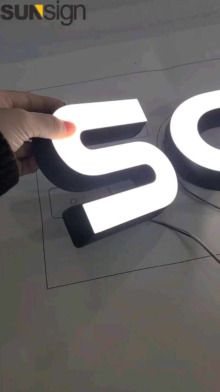 Frontlit LED fascia signboard